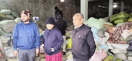 अवैध धान परिवहन पर जिला प्रशासन की बड़ी कार्यवाही, 1173 बोरी धान जब्त