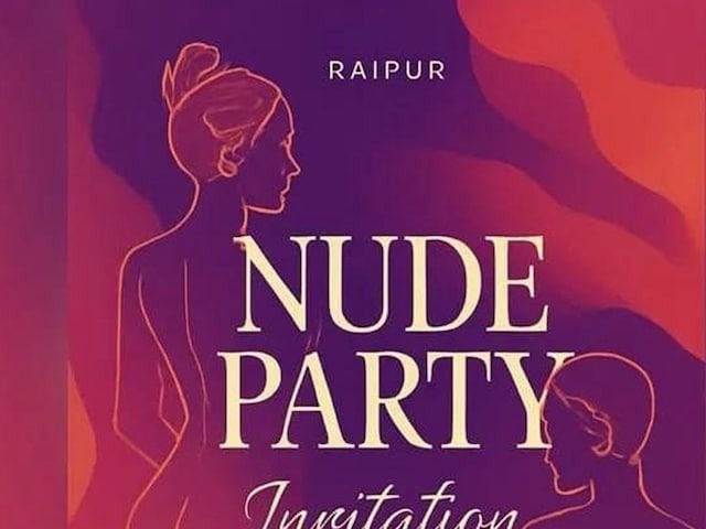 रायपुर में न्यूड पार्टी के पोस्टरों से मचा बवाल